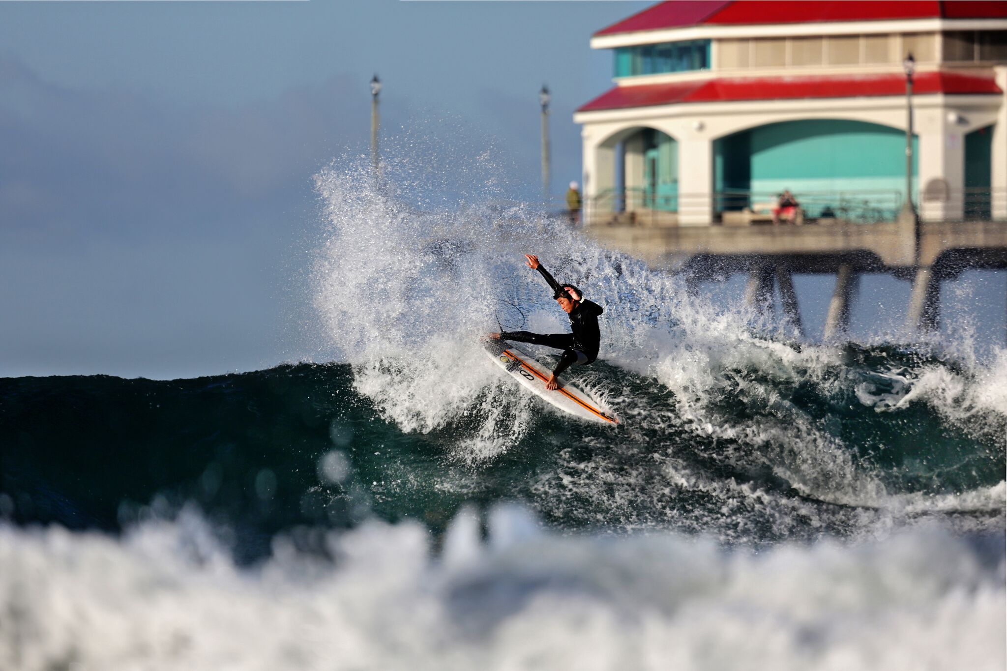 Surfing Lessons at Huntington Beach